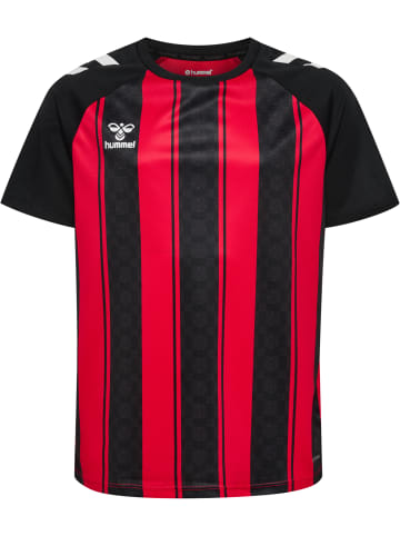Hummel T-Shirt Raglanärmel Hmlmatch Kinder in TRUE RED/BLACK