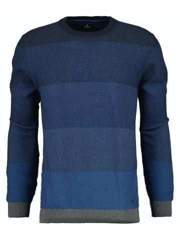 Ragman V-Ausschnitt Pullover in blau