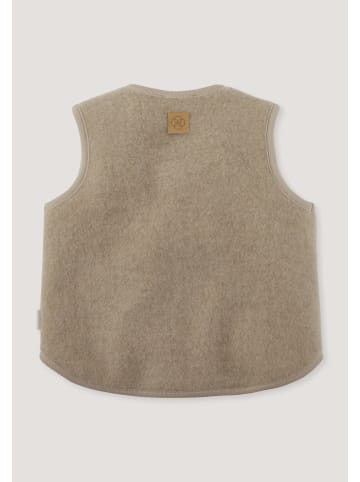Hessnatur Wollfleece Weste in sand