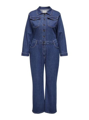 ONLY Carmakoma Jumpsuit in Dark Blue Denim