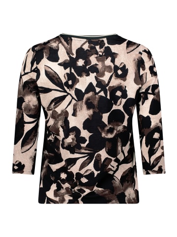 Betty Barclay Basic Shirt mit Rundhalsausschnitt in Beige/Braun