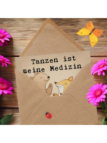 Mr. & Mrs. Panda Deluxe Karte Hase Tanzen Design mit Spruch in Weiß