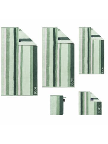 Cawö Handtuch Vibe Streifen 1698 44 in Salbei