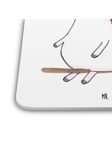 Mr. & Mrs. Panda Untersetzer Einhorn Hexe ohne Spruch in Weiß