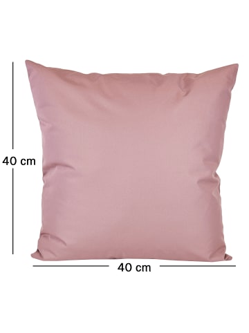 JACK Outdoor Kissen 40x40cm inkl. Füllung in Altrosa