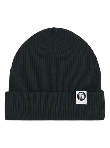 wat? Apparel Beanie Basic Fisherman Beanie in Black