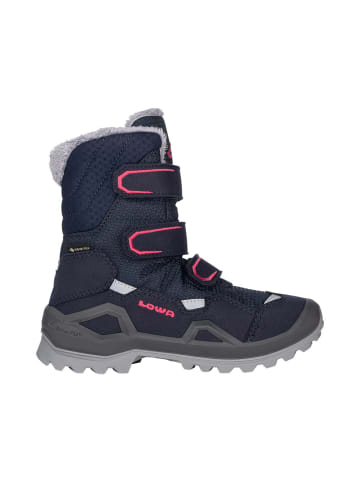 LOWA SHOES "MILO EVO GTX HI JR" in navy/beere
