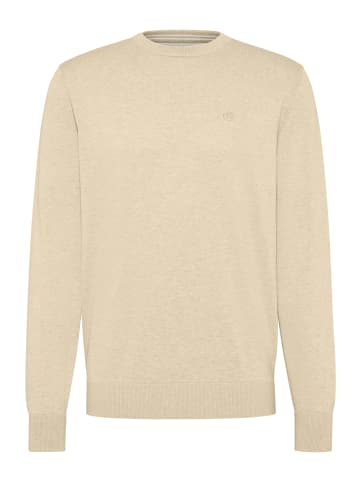 Bugatti Pullover Rundhals in beige