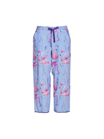 Cyberjammies Zoey Flamingo Pyjama Bottom in light blue melange