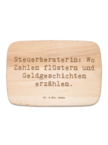 Mr. & Mrs. Panda Holzbrett Spruch Steuerberaterin Geschichten mi... in Transparent