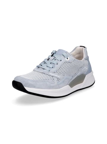 Gabor Comfort Sneaker in hellblau glitzer