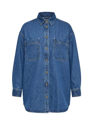 Studio Untold Hemdbluse in dark blue denim