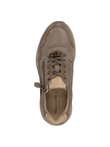 Tamaris WIDE FIT Sneaker in TAUPE SUEDE