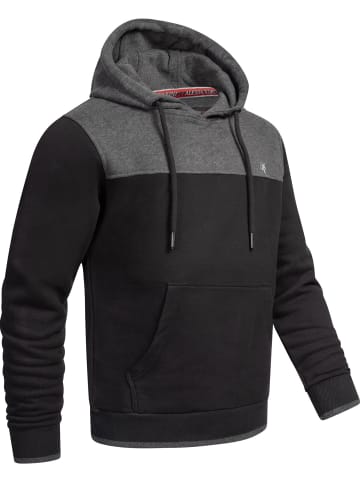 Alessandro Salvarini Kapuzenpullover AS-312 in Schwarz