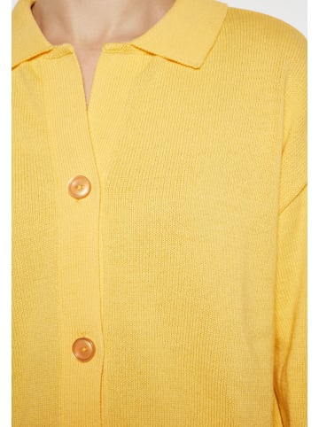 ROCKEASY Damen Cardigan in Gelb