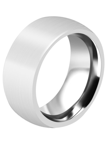 Adeliás Herren Ring aus Edelstahl in silber