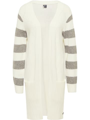 DreiMaster Damen Strickjacke in Wollweiss