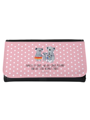 Mr. & Mrs. Panda Portemonnaie Koala Familie mit Spruch in Rot Pastell