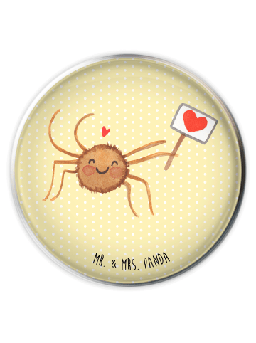 Mr. & Mrs. Panda Ablaufgarnitur Spinne Agathe Motivation ohne Sp... in Gelb Pastell