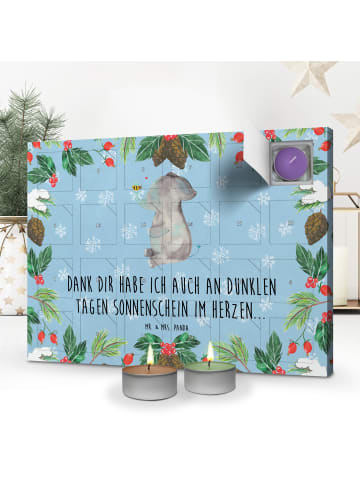 Mr. & Mrs. Panda Duftkerzen Adventskalender Elefant Biene mit Sp... in Eisblau