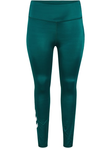 Hummel Leggings Hmlte Curvy Hight Waist Tights Plus in DEEP TEAL