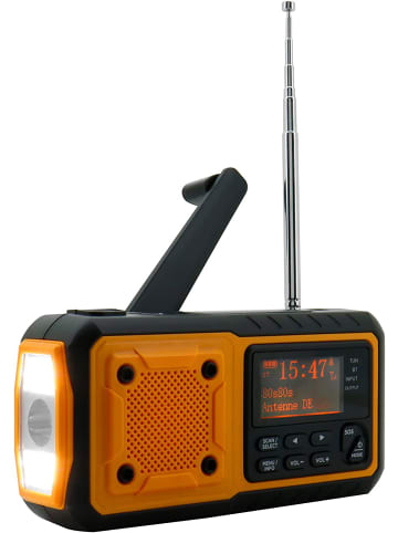 soundmaster SOUNDMASTER DAB+ Radio DAB112OR Orange in Schwarz