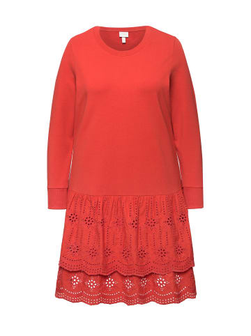 Ulla Popken Midikleid in ziegelrot