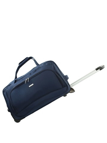 D&N Bags & More - 2-Rollenreisetasche 65 cm in blau