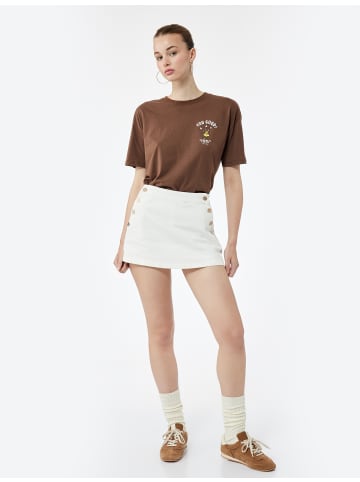 KOTON TSHIRT SS in Braun