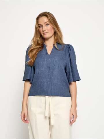 Peppercorn Top in Mid-blue Denim