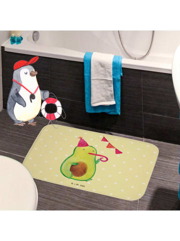 Mr. & Mrs. Panda Badvorleger Avocado Geburtstag ohne Spruch in Gelb Pastell