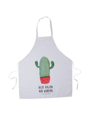 Mr. & Mrs. Panda Schürze Kaktus Wut mit Spruch in Weiß