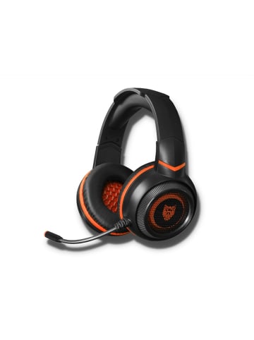 COFI 1453 Gaming Kopfhörer 2,1 m Kabel in Schwarz, verstellbarer Kopfband, mit in Schwarz