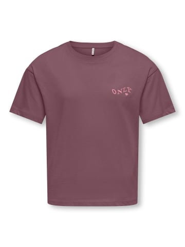 KIDS ONLY T-Shirt KOGMAIKEN LIFE CROP S/S ONLY in rose brown