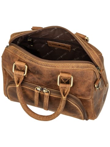 Greenburry Handtasche Vintage Umhängetasche in Sattelbraun