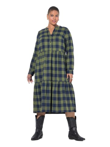 Studio Untold Kleid in dunkles olive