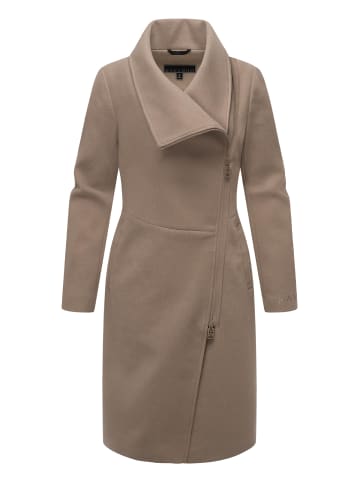 Navahoo Kurzmantel Samtrose 14 in Taupe Grey