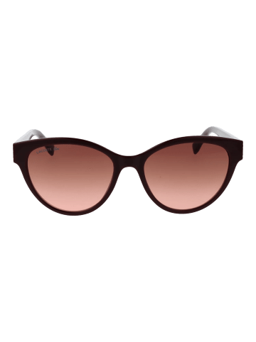 Lacoste Frauen Sonnenbrille Katzenauge Burgundisch