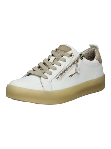 Tamaris Sneaker in Weiß/Beige