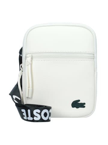 Lacoste Mini Bag Umhängetasche 16 cm in jacquard webbing farine