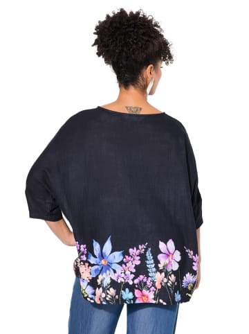 MIAMODA Bluse in schwarz