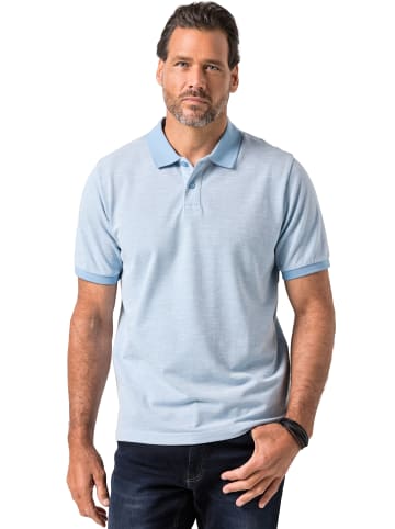 JP1880 Poloshirt in helles blau