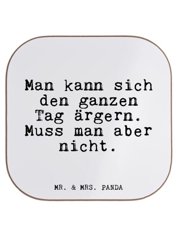 Mr. & Mrs. Panda Glasuntersetzer Man kann sich den... mit Spruch in Weiß