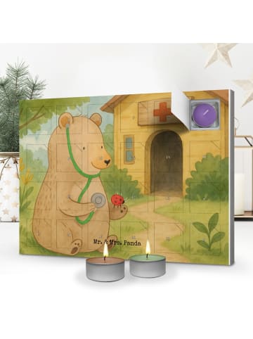 Mr. & Mrs. Panda adventskalender duftkerzen Bär Arzt Design ohne... in Weiß