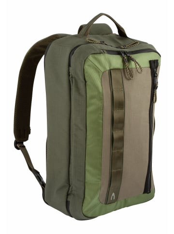 Camel Active Rucksack aus Baumwolle mit Laptopfach in Khaki