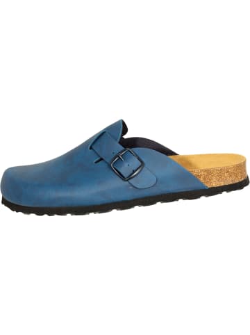 SALIHA Pantoletten Bioline-Pantolette in blau