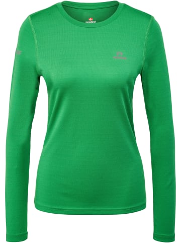 Newline T-Shirt L/S Nwlmemphis T-Shirt L/S Woman in MEDIUM GREEN