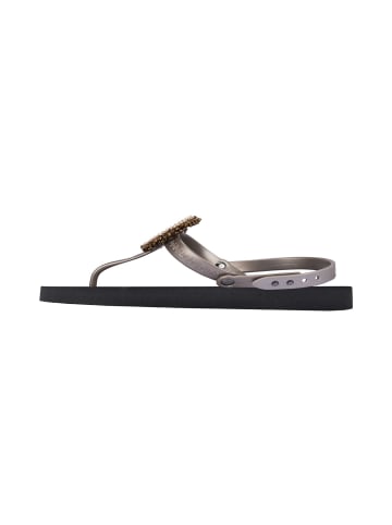 Uzurii Luxury Footwear platte hausschuhe Selena Taupe Angel in schwarz