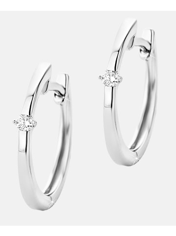 Diamant L'éternel Ohrringe aus 375 Weißgold mit Diamant
