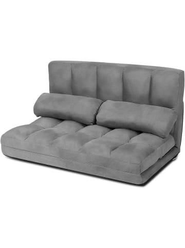 COSTWAY 3 in 1 Bodensofa in Grau